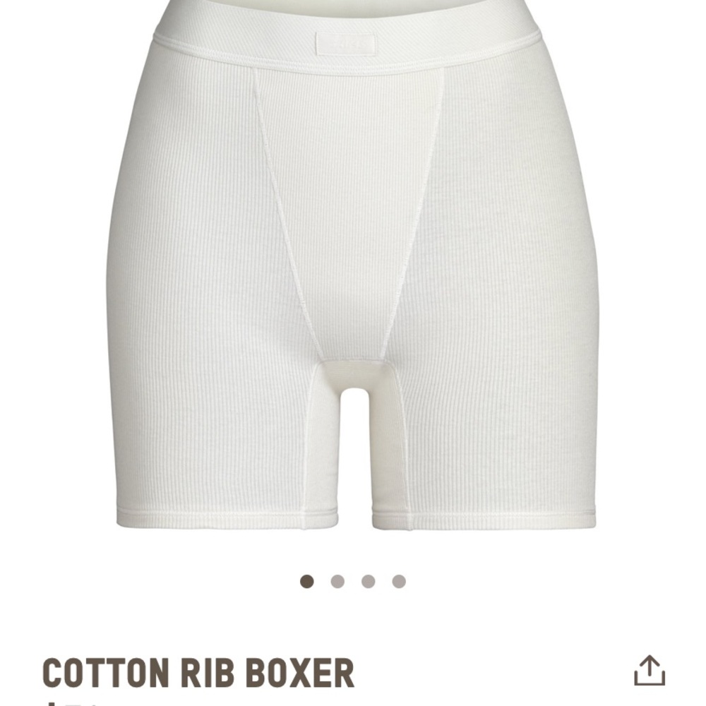 Skims cotton rib boxer